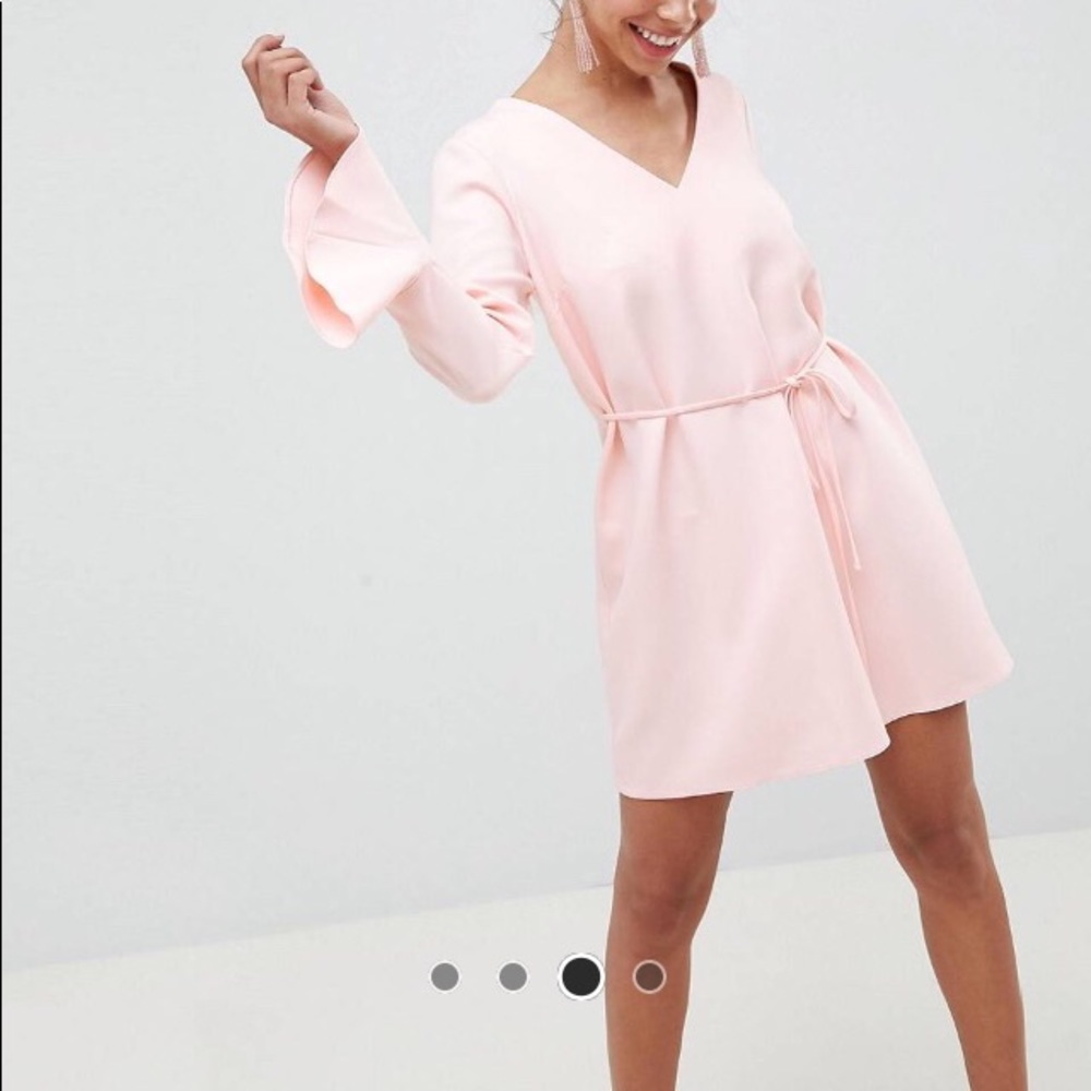 Asos petite bell sleeve dress